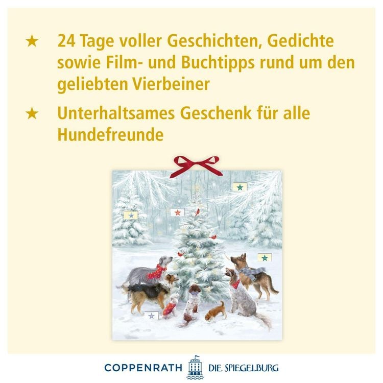 Produktbild: Zettel-Adventskalender - Weihnachten auf vier Pfoten