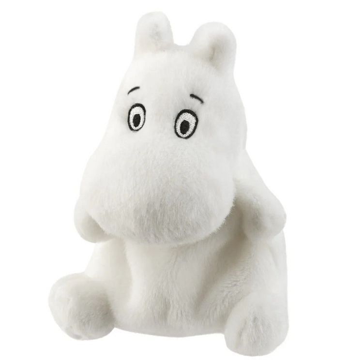 Produktbild: Aurora 61576 - Moomin Palm Pals, wei&szlig;, Mumin-Pl&uuml;schfigur, ca.13 cm