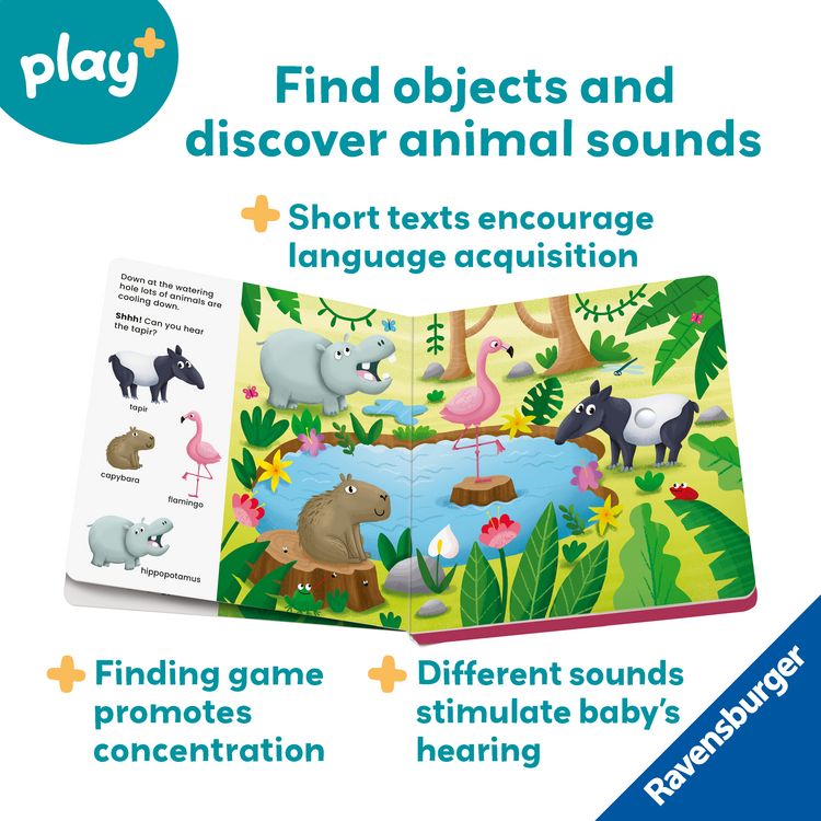 Produktbild: Play+ Shh ... who's there? Jungle Animals