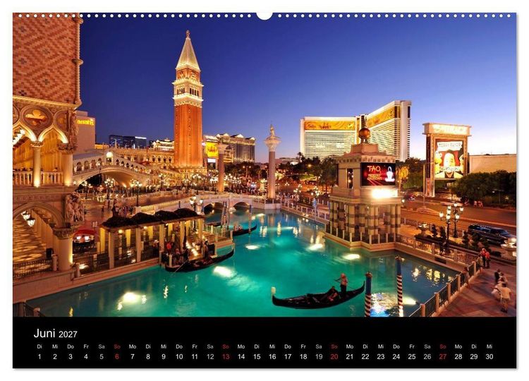 Produktbild: Las Vegas (Wandkalender 2027 DIN A2 quer), CALVENDO Monatskalender