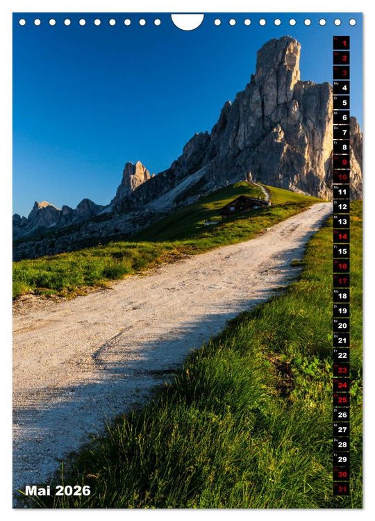 Produktbild: Dolomiten. Italien (Wandkalender 2026 DIN A4 hoch), CALVENDO Monatskalender
