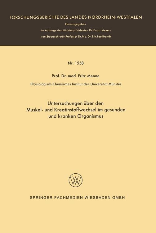 Produktbild: Untersuchungen &uuml;ber den Muskel- und Kreatinstoffwechsel im gesunden und kranken Organismus