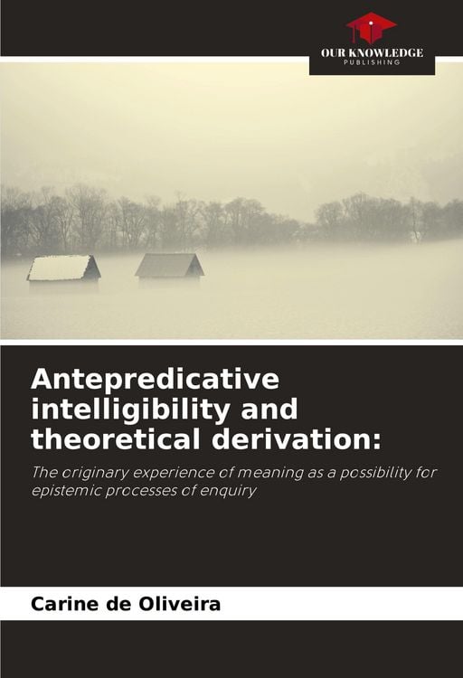 Produktbild: Antepredicative intelligibility and theoretical derivation: