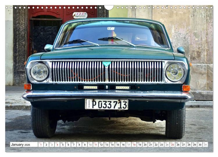 Produktbild: GAZ-24 Volga - A car Made in USSR (Wall Calendar 2026 DIN A3 landscape), CALVENDO 12 Month Wall Calendar