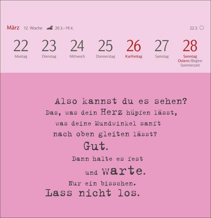 Produktbild: Clara Louise: Dort, wo die Sterne funkeln Premium-Postkartenkalender 2027 - 53 Postkarten mit poetischen Gedanken