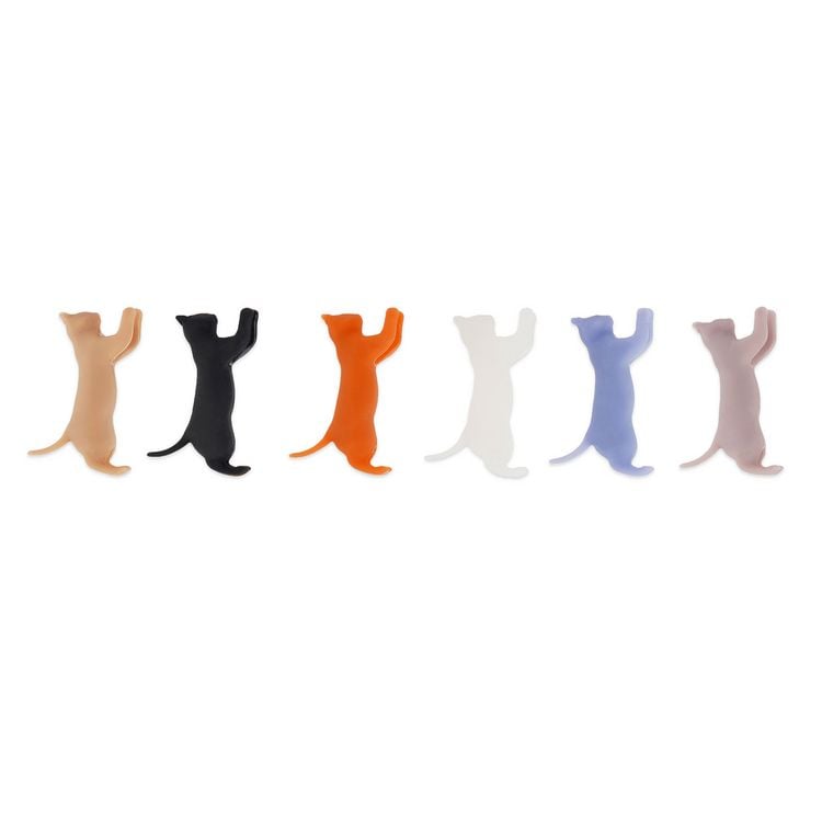 Produktbild: Legami 6er Set Glasmarker - Meow