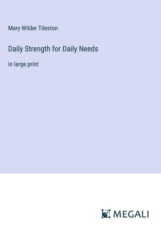Produktbild: Daily Strength for Daily Needs