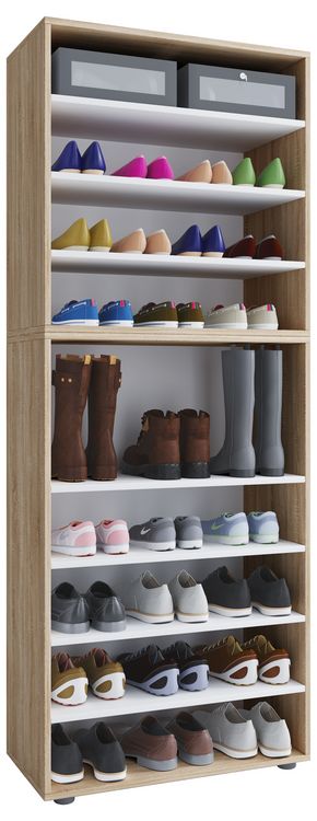 Produktbild: XXL Holz Gro&szlig;er Schuhschrank Schuhregal Lona 9