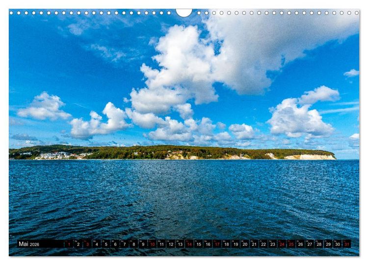 Produktbild: OSTSEE PERLE R&Uuml;GEN Michael Jaster (Wandkalender 2026 DIN A3 quer), CALVENDO Monatskalender