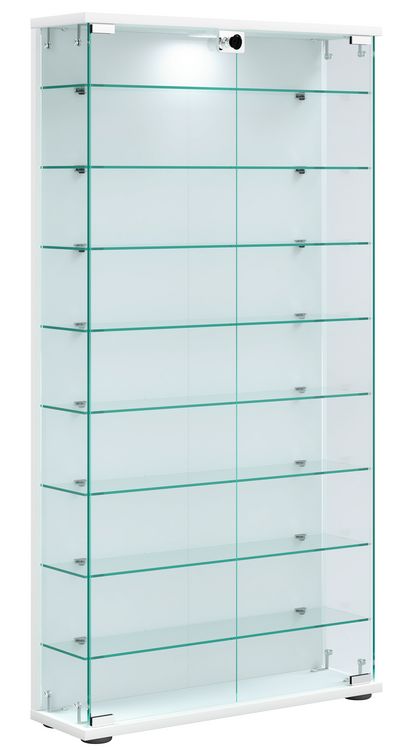 Produktbild: Holz Glas Stand Vitrine Sammelvitrine Stelas L