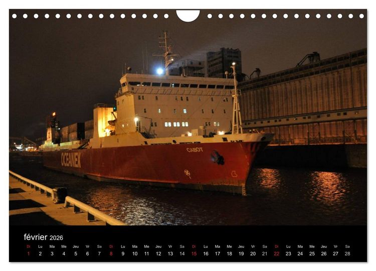 Produktbild: Navires du Saint-Laurent (Calendrier mural 2026 DIN A4 vertical), CALVENDO calendrier mensuel