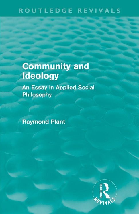 Produktbild: Community and Ideology (Routledge Revivals)