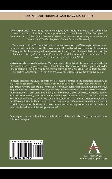 Produktbild: Fabricating Authenticity in Soviet Hungary