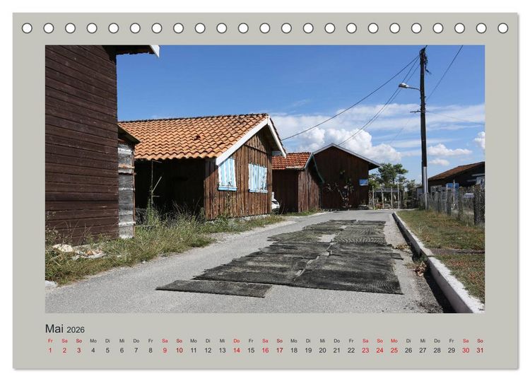 Produktbild: Urlaubsreise durch Frankreich (Tischkalender 2026 DIN A5 quer), CALVENDO Monatskalender