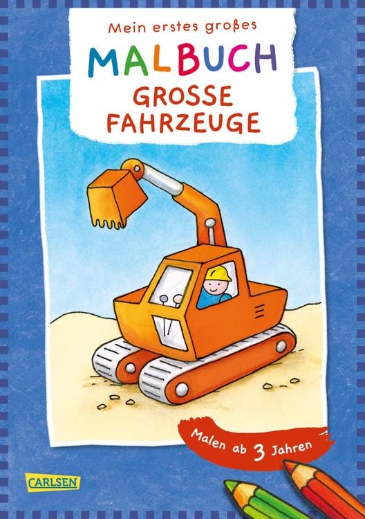 Bild vom Artikel Ausmalbilder für Kita-Kinder: Mein erstes großes Malbuch: Große Fahrzeuge : Malen ab 3 Jahren vom Autor Eva Muszynski