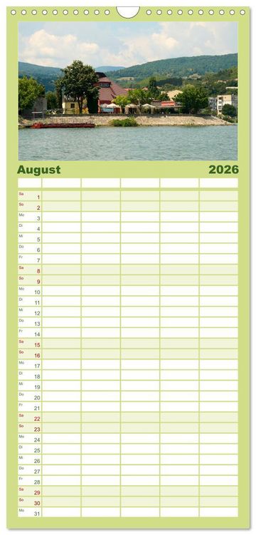 Produktbild: Familienplaner 2026 - Streifz&uuml;ge durch die Walachei mit 5 Spalten (Wandkalender, 21 x 45 cm) CALVENDO