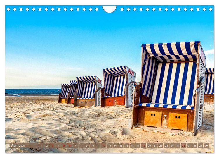 Produktbild: INSELLIEBE NORDERNEY (Wandkalender 2026 DIN A4 quer), CALVENDO Monatskalender