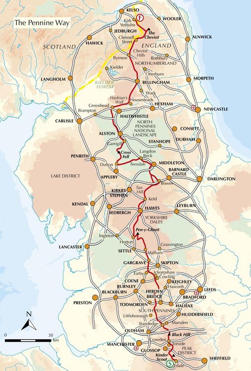 Produktbild: Walking the Pennine Way Map Booklet