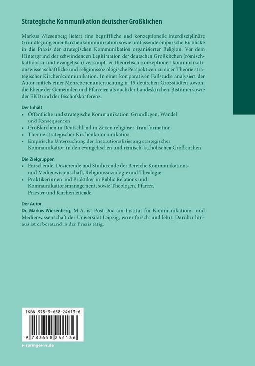 Produktbild: Strategische Kommunikation deutscher Gro&szlig;kirchen