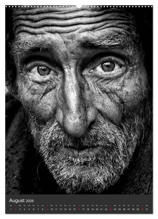 Produktbild: Obdachlos. Die Gesichter der Armut (hochwertiger Premium Wandkalender 2026 DIN A2 hoch), Kunstdruck in Hochglanz