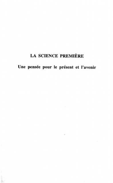 Produktbild: La Science Premiere