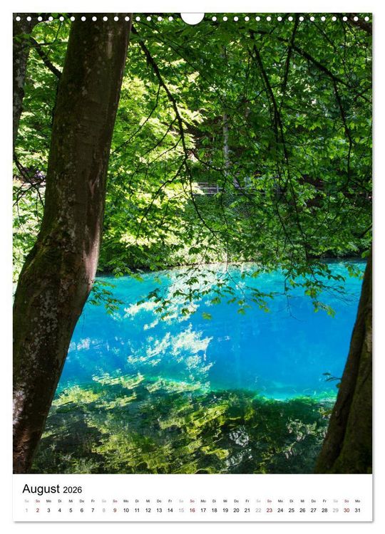 Produktbild: Blaubeuren I Das Kloster - Der Blautopf - Der Ort (Wandkalender 2026 DIN A3 hoch), CALVENDO Monatskalender
