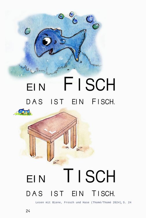 Produktbild: Lesen mit Biene, Frosch und Hase