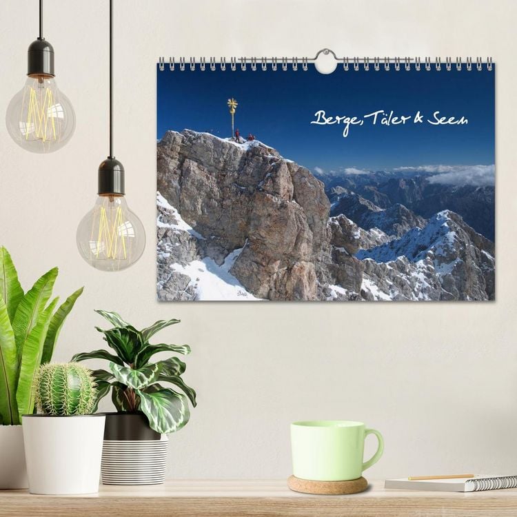 Produktbild: Berge, T&auml;ler & Seen (Wandkalender 2026 DIN A4 quer), CALVENDO Monatskalender