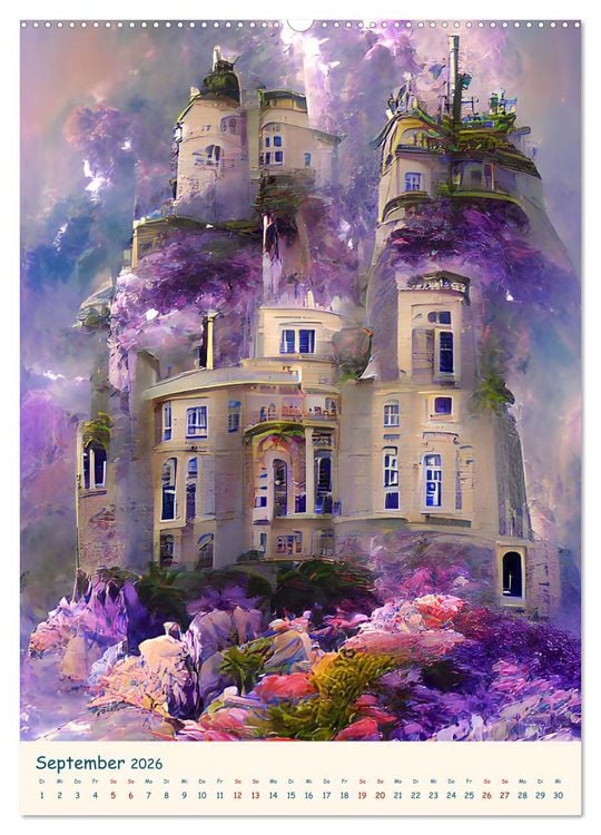 Produktbild: Colors of Dreams - AI-ART (hochwertiger Premium Wandkalender 2026 DIN A2 hoch), Kunstdruck in Hochglanz