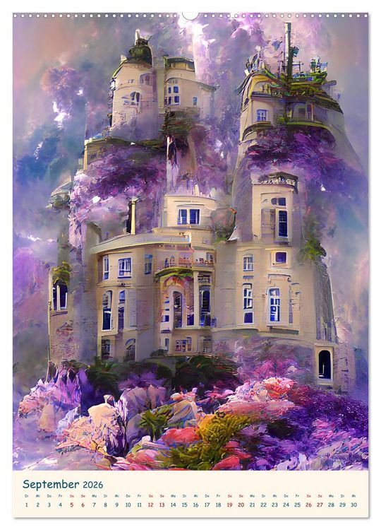 Produktbild: Colors of Dreams - AI-ART (Wandkalender 2026 DIN A2 hoch), CALVENDO Monatskalender