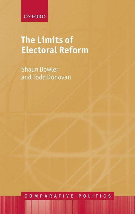 Produktbild: LIMITS ELECTORIAL REFORM CEP C
