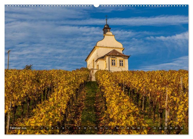 Produktbild: Weinland Franken (Wandkalender 2026 DIN A2 quer), CALVENDO Monatskalender