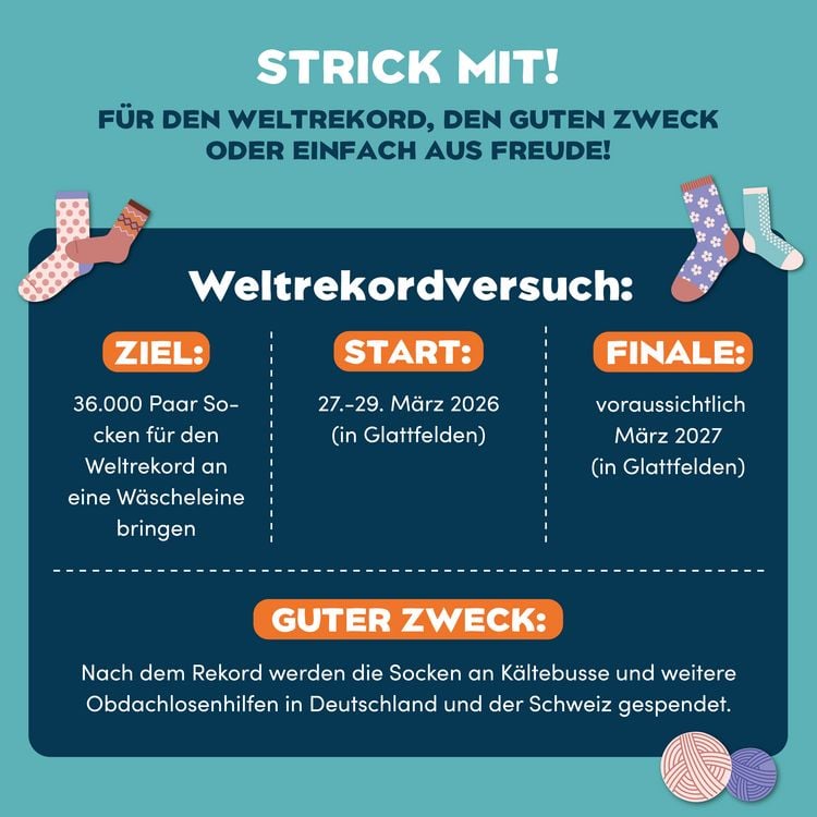 Produktbild: Auf die Socken, fertig, Weltrekord!