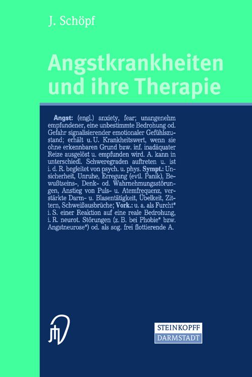 Produktbild: Angstkrankheiten und ihre Therapie