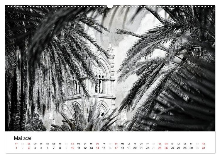 Produktbild: Silberstein portr&auml;tiert Palermo (Wandkalender 2026 DIN A2 quer), CALVENDO Monatskalender