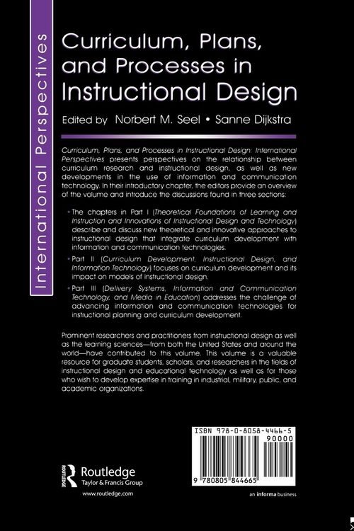 Produktbild: Curriculum, Plans, and Processes in Instructional Design