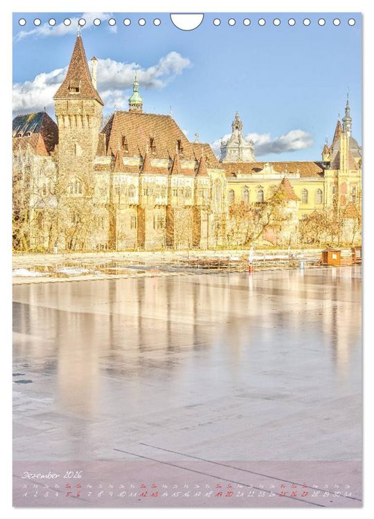 Produktbild: Budapest - Ein malerischer Spaziergang (Wandkalender 2026 DIN A4 hoch), CALVENDO Monatskalender