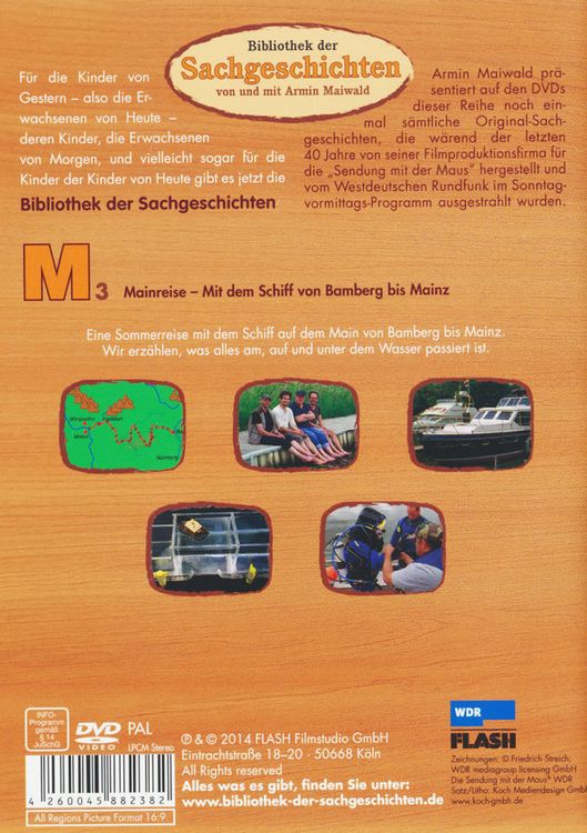 Produktbild: M3 - Mainreise/Mit dem Schiff von Bamberg bis Mainz (Bibliothek der Sachgeschichten)
