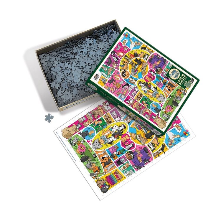 Produktbild: Cobble Hill Doodlekatzen 1000 Teile