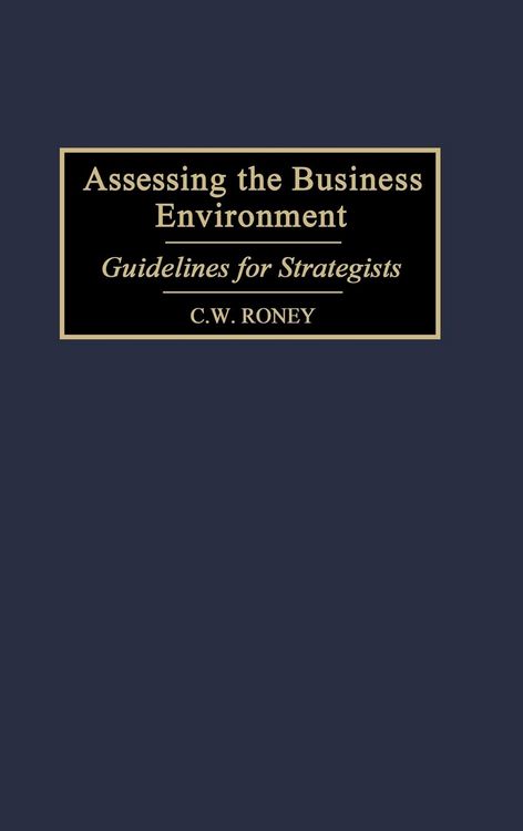 Produktbild: Assessing the Business Environment