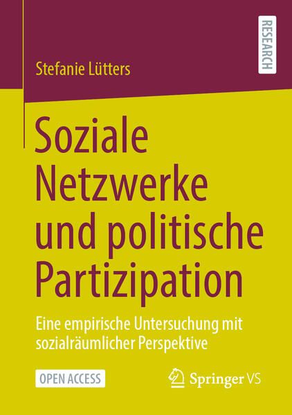 Produktbild: Soziale Netzwerke und politische Partizipation