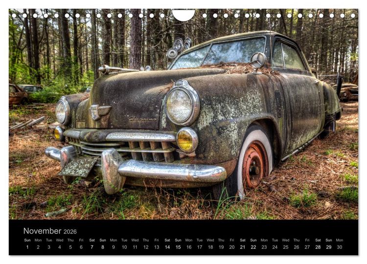 Produktbild: Classic Automotive Rust (Wall Calendar 2026 DIN A4 landscape), CALVENDO 12 Month Wall Calendar