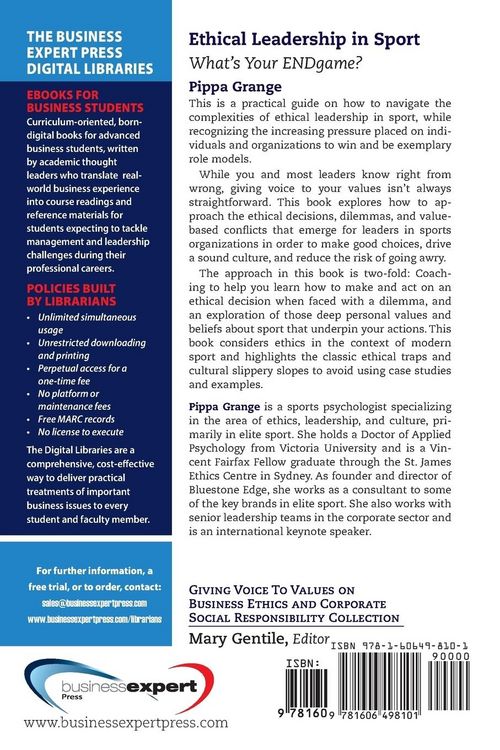 Produktbild: Ethical Leadership in Sport
