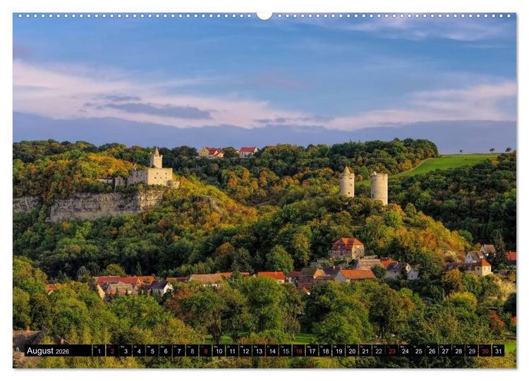Produktbild: Saale-Unstrut - Region aus Wein und Stein (Wandkalender 2026 DIN A2 quer), CALVENDO Monatskalender