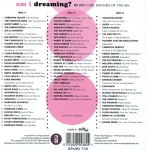Produktbild: Various: Am I Dreaming?-80 Brit Girl Sounds Of The 60s/3CD