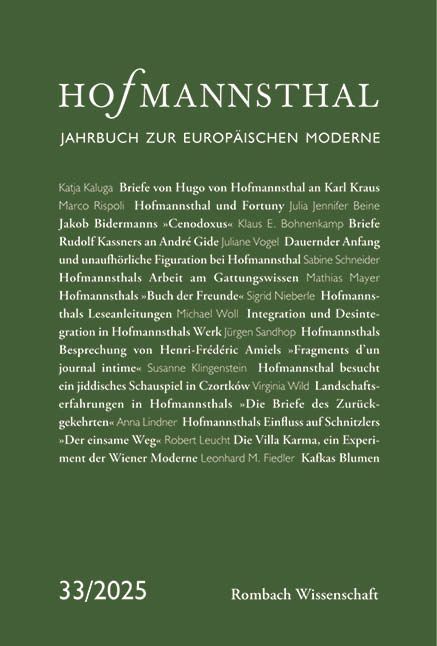 Produktbild: Hofmannsthal