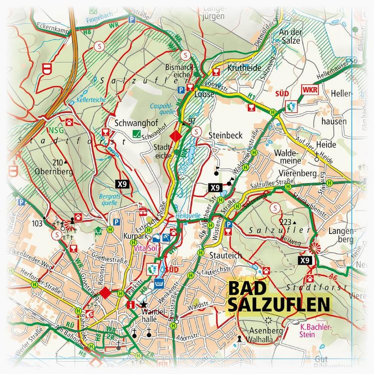 Produktbild: Publicpress Rad- und Wanderkarte Herford, Bad Oeynhausen, Bad Salzuflen 1:50.000
