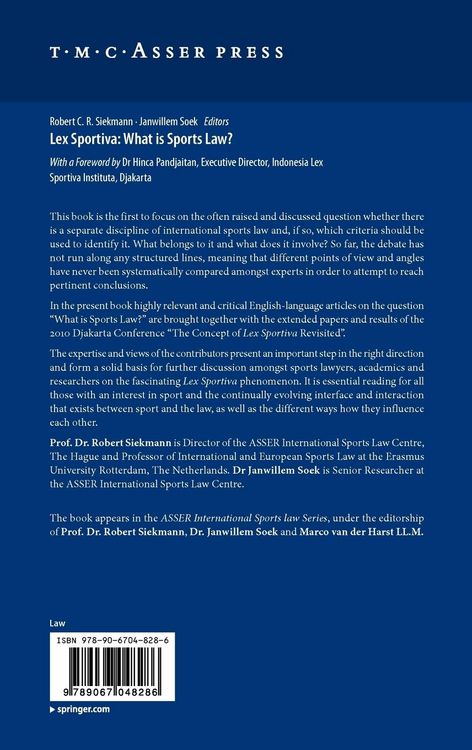 Produktbild: Lex Sportiva: What is Sports Law?