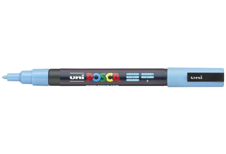 Produktbild: uni-ball Marker uni POSCA PC-3M hellblau