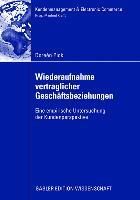 Produktbild: Wiederaufnahme vertraglicher Gesch&auml;ftsbeziehungen